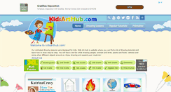 Desktop Screenshot of kidsarthub.com